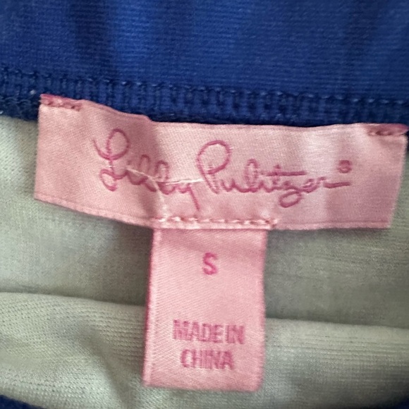 Lilly Pulitzer Vibrant Blue Off-Shoulder Mini Dress - Picture 6 of 7